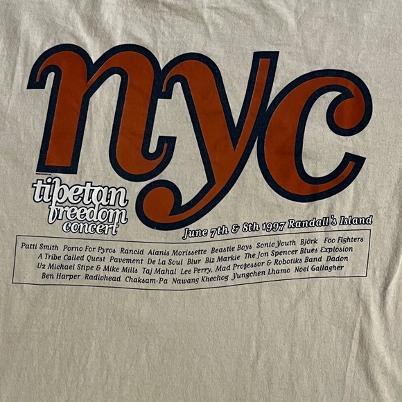 Vintage Original Beastie Boys Tibetan Freedom Concert NYC 1997 T-shirt - Picture 5 of 9